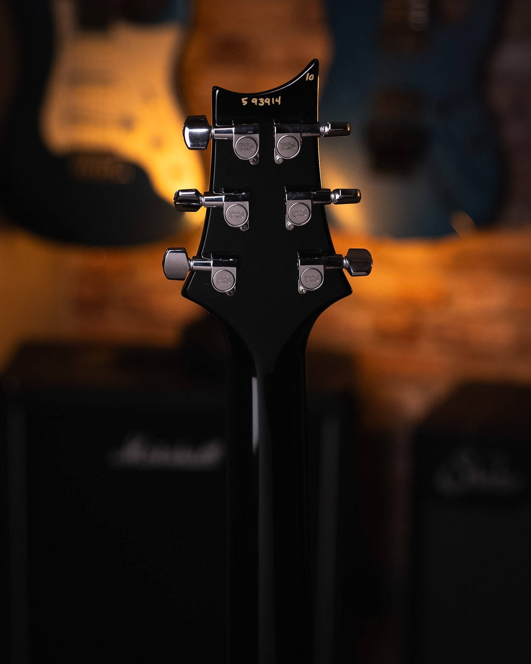 PRS Custom 22 20th Anniversary Trans Black 10 Top 2005
