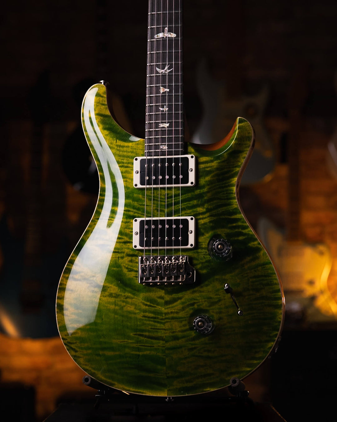 PRS Custom 24 Emerald Green 10 Top 2018