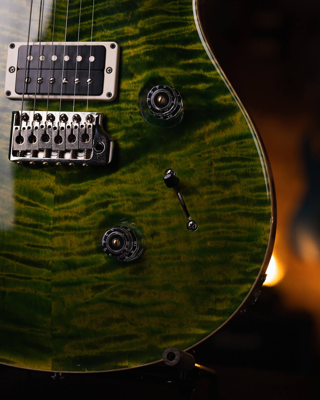 PRS Custom 24 Emerald Green 10 Top 2018