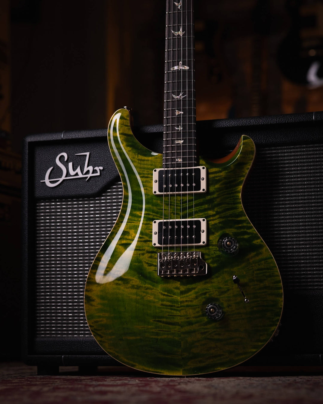 PRS Custom 24 Emerald Green 10 Top 2018