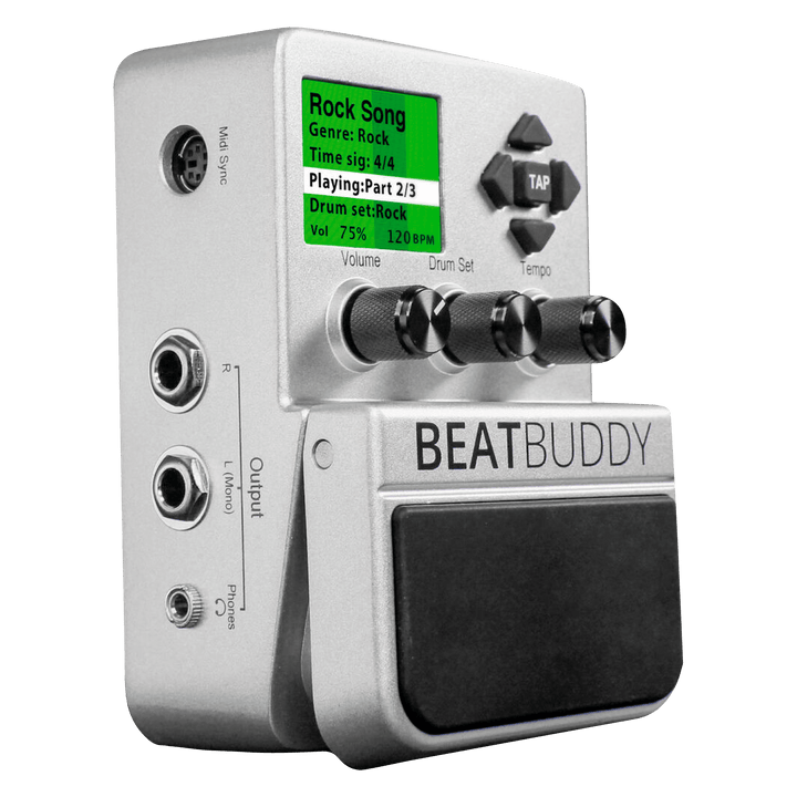 Singular Sound Beatbuddy - Stock B - Pedal de Guitarra | El BeatBuddy es un pedal de ritmos de batería virtual. Estos sonidos de batería se pueden usar tanto como con una guitarra o con los instrumentos que tú imagines. Además, Singular Sound ha grabado m