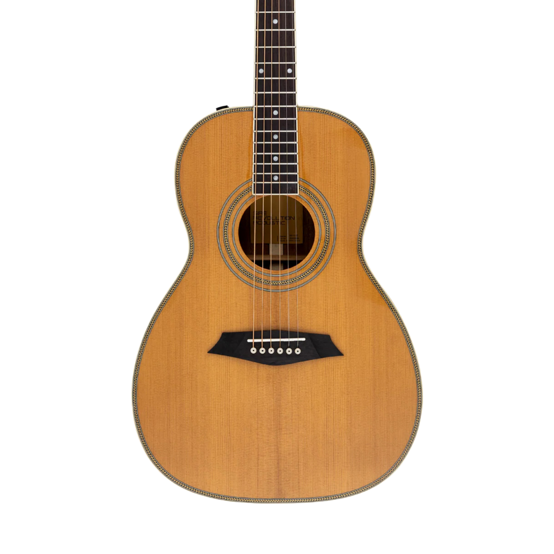 Sire A4 Parlor Natural - Guitarra Electroacústica | La Sire A4 Parlor cuenta con más características mejoradas en comparación con el modelo A3. Es una guitarra acústica de forma Parlor compacta que no solo ofrece un tono único para sonidos versátiles, sin