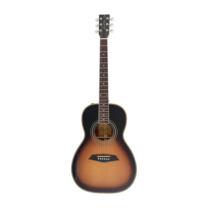 Sire A4 Parlor Vintage Sunburst - Guitarra Electroacústica | La Sire A4 Parlor cuenta con más características mejoradas en comparación con el modelo A3. Es una guitarra acústica de forma Parlor compacta que no solo ofrece un tono único para sonidos versát
