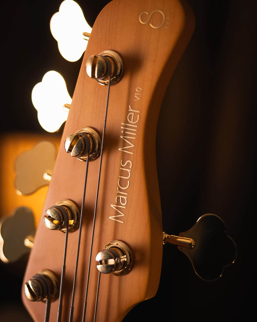 Sire V10-5 Transparent Green Satin Poplar Burl (2nd Gen) - Bajo Eléctrico