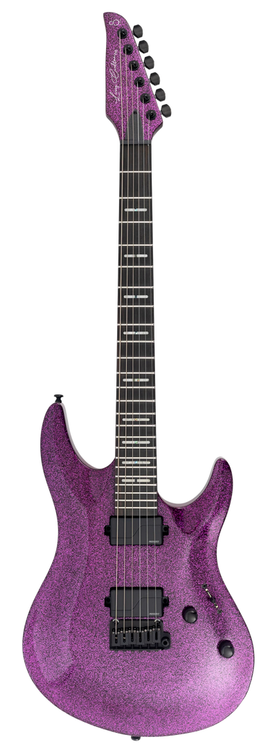 Sire Y10 Purple Sparkle - Guitarra Eléctrica | Cuerpo • Modelo: Sire Modern Rock Shape • Madera: Alder• Terminación: Purple Sparkle Gloss Brazo • Madera: Hard Maple 3 Piece (Reverse Head Shape)• Perfil: C-Shape• Terminación: Gloss • Escala: 25.5"• Nuez: G