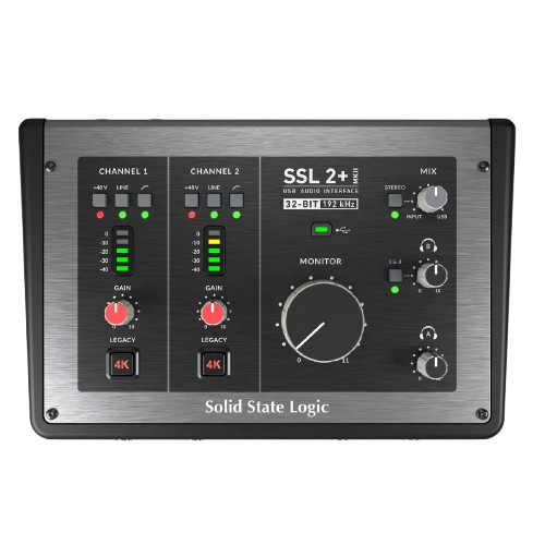 Solid State Logic SSL2+ MKII - Interfaz de Audio | La interfaz SSL2 original subió el listón al ofrecer un nivel de rendimiento nunca visto en su clase. SSL2+ MKII se basa en el éxito de su predecesora, con una serie de mejoras significativas y adiciones