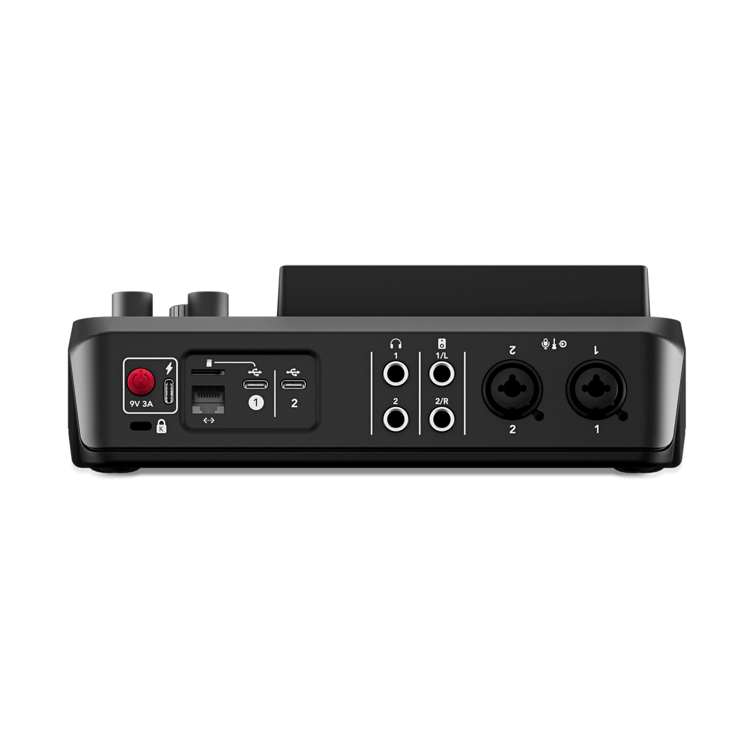 Rode Rodecaster Duo - Estudio de Producción de Audio Integrado | El RØDECaster Duo es la solución de audio compacta definitiva para podcasters y creadores de contenido. Combinando características revolucionarias con una calidad de sonido superior, una per