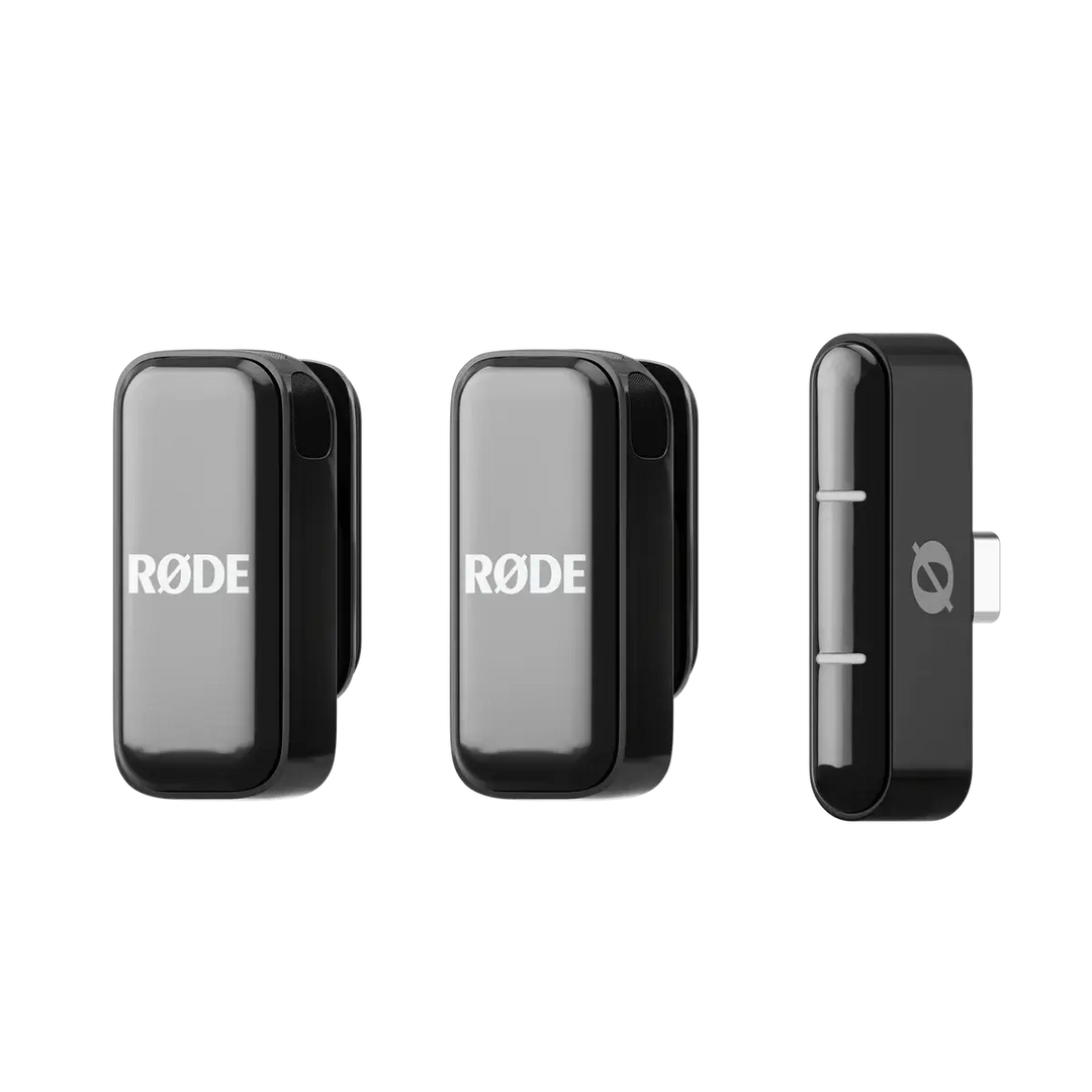 Rode Wireless Micro - Micrófono inalámbrico portátil USB-C | Wireless Micro es una solución de bolsillo para capturar audio de alta calidad con tu smartphone. Se conecta directamente al teléfono sin necesidad de cables y cuenta con dos transmisores de cli