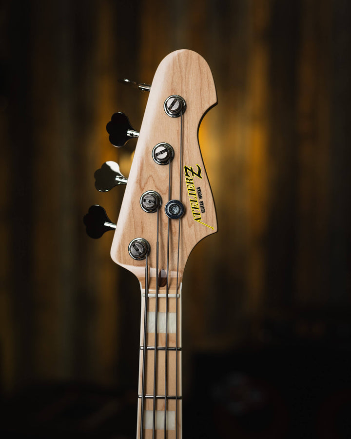 Atelier Z M245 Natural 2024 - Bajo Eléctrico | Friends, we purchased the entire Atelier Z booth at NAMM Show 2024, and this is one of the sample basses that they had that blew people's mind at the show. It's now packed and ready to ship :) Cuerpo • Model: