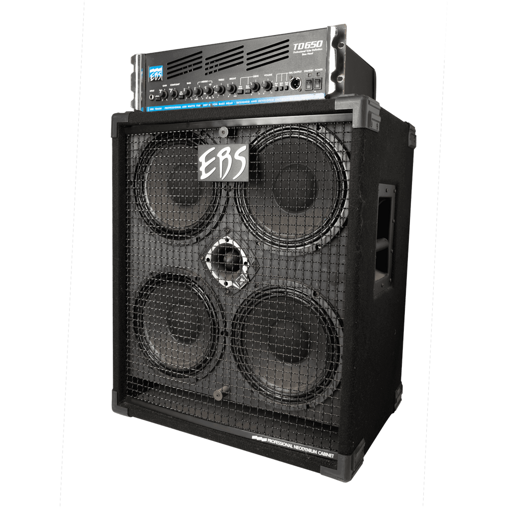EBS TD650 + Neoline 410 | EBS TD650 Professional Tube Definition Bass Head | Gearhub