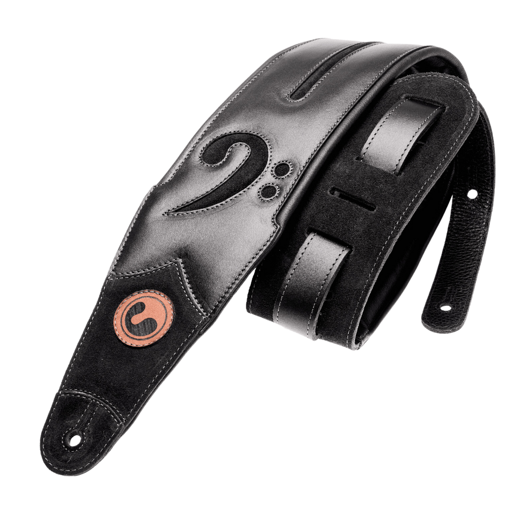 Ergostraps Fa 4" Black | * Correa de instrumento musical. Foto referencial: Al ser un producto de cuero, el color puede variar ligeramente. | Gearhub