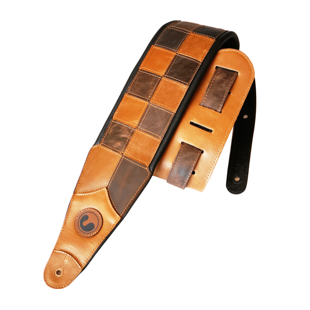 Ergostraps Mosaic 4" | * Correa de instrumento musical. Foto referencial: Al ser un producto de cuero, el color puede variar ligeramente. | Gearhub