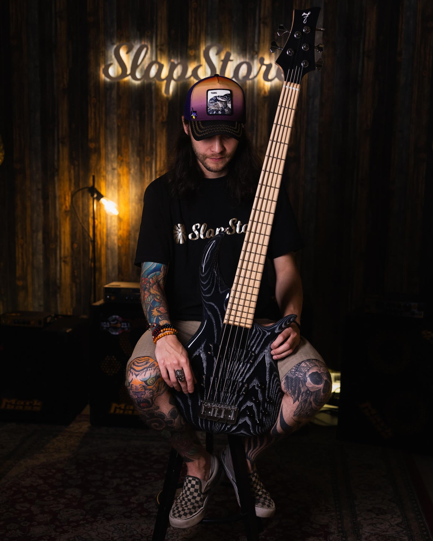 F Bass BN5 Ceruse Black 2016 - Bajo Eléctrico