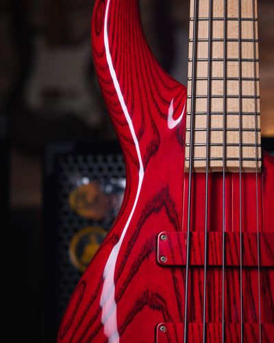 F Bass BN5 Transparent Red 2017 - Bajo Eléctrico