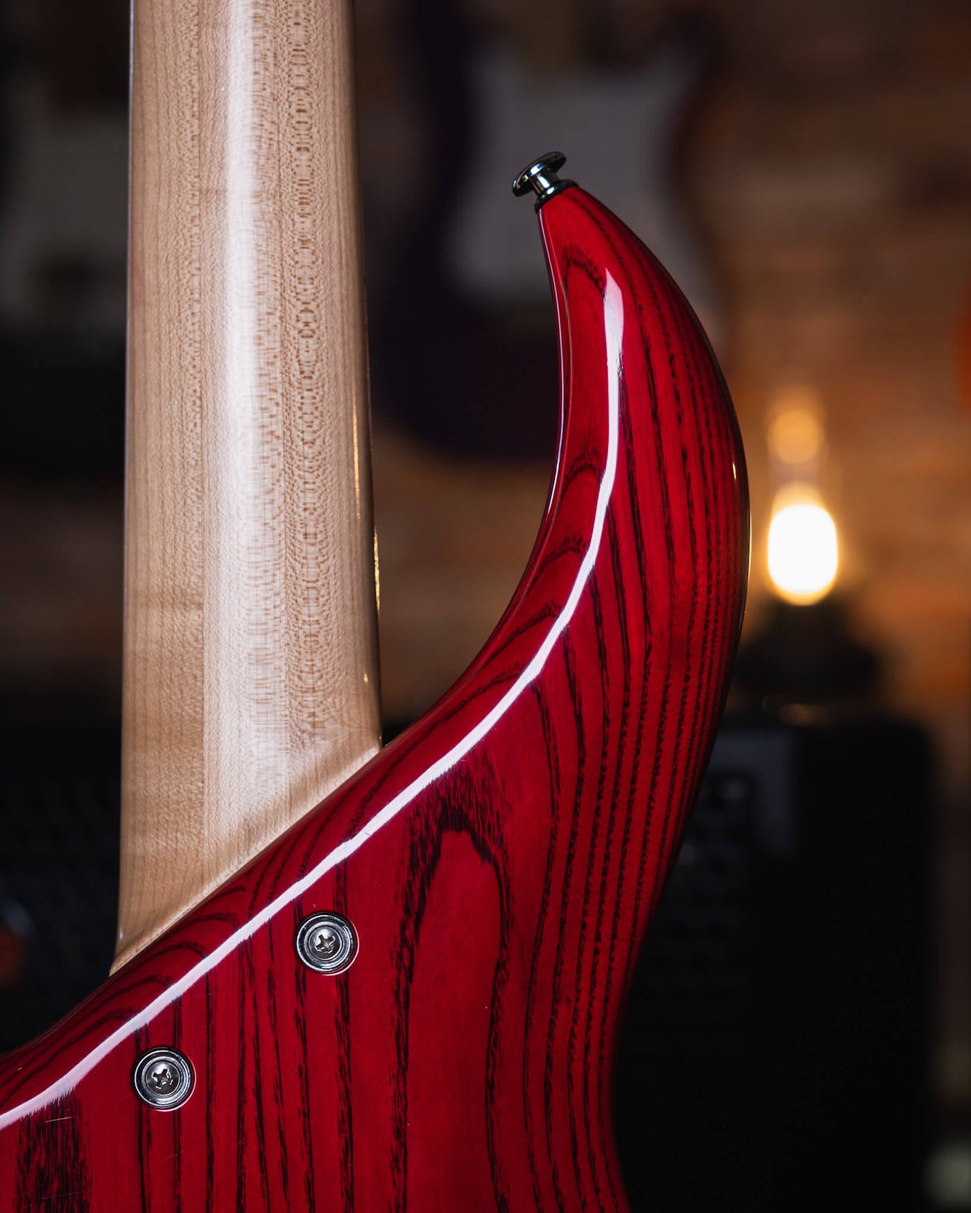 F Bass BN5 Transparent Red 2017 - Bajo Eléctrico