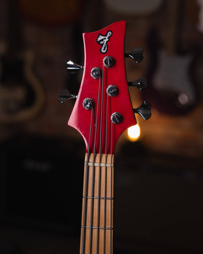 F Bass BN5 Transparent Red 2017 - Bajo Eléctrico
