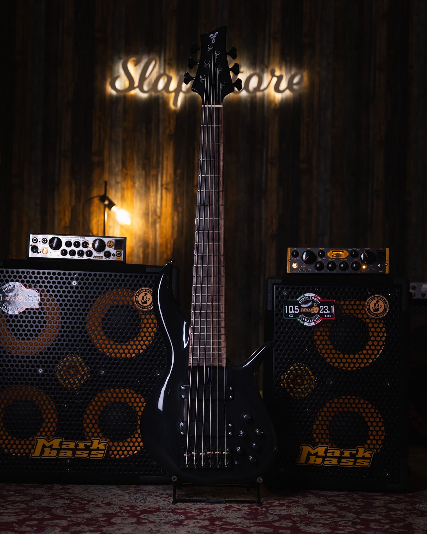 F Bass BN6 Black 2011 w/ Piezo - Bajo Eléctrico