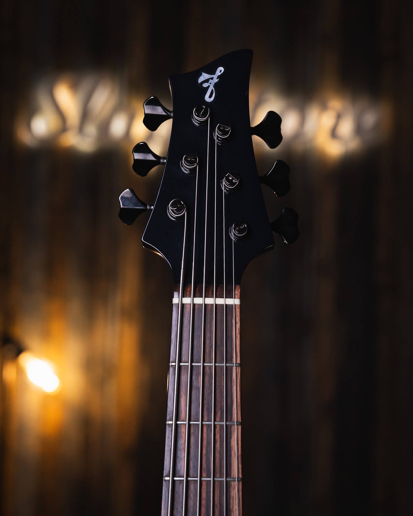 F Bass BN6 Black 2011 w/ Piezo - Bajo Eléctrico