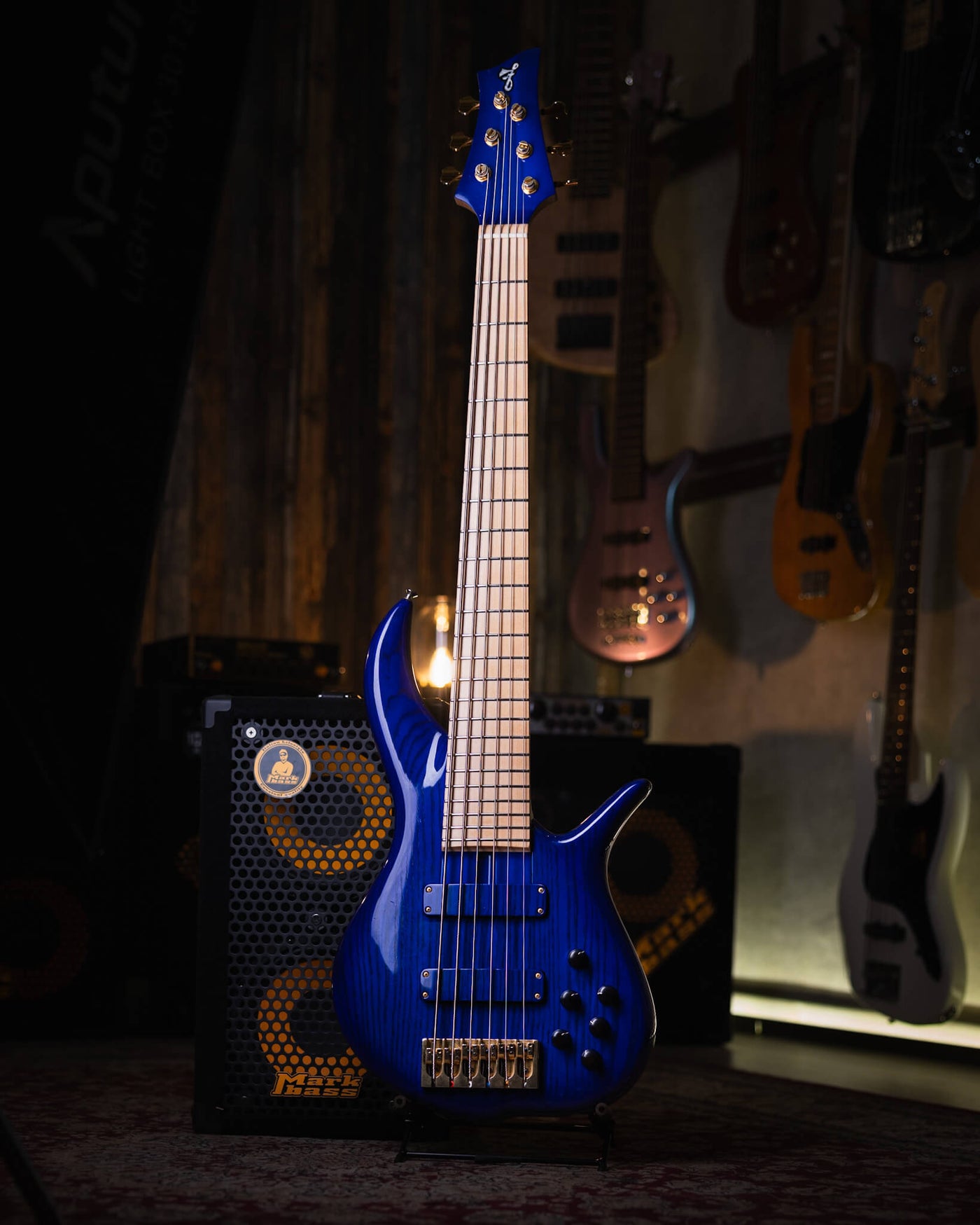 F Bass BN6 Transparent Blue 2016 - Bajo Eléctrico