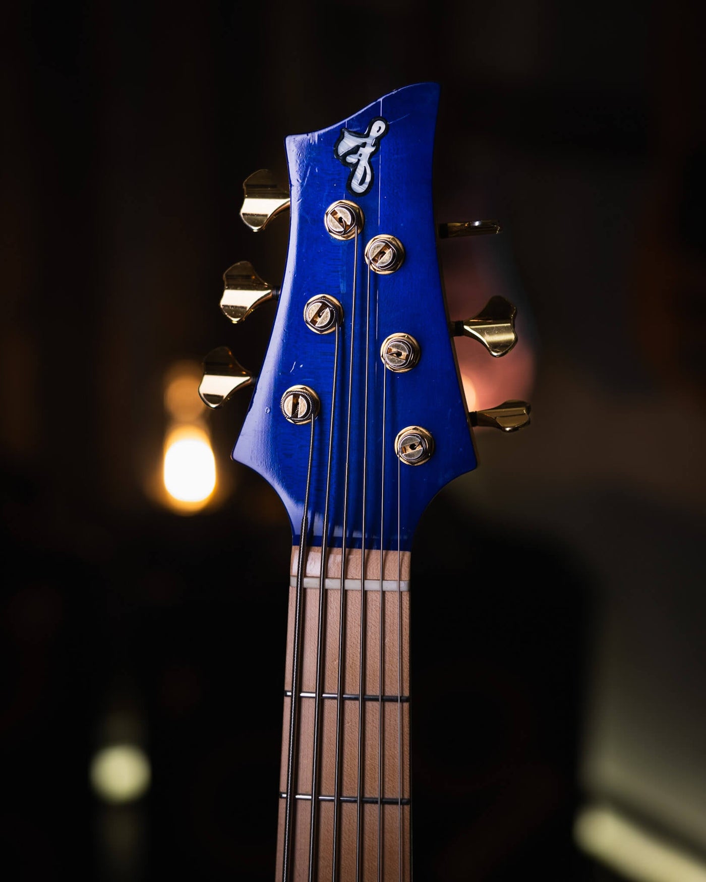 F Bass BN6 Transparent Blue 2016 - Bajo Eléctrico