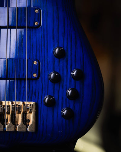 F Bass BN6 Transparent Blue 2016 - Bajo Eléctrico