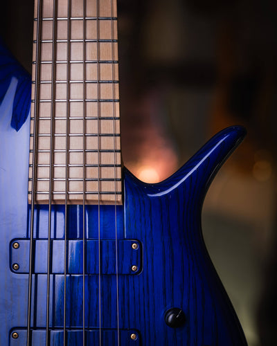 F Bass BN6 Transparent Blue 2016 - Bajo Eléctrico