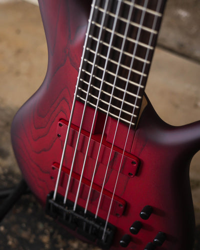 F Bass BN6 Trans Red Burst 2024 - Bajo Eléctrico