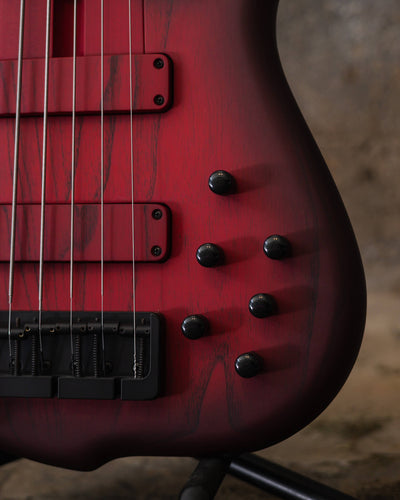 F Bass BN6 Trans Red Burst 2024 - Bajo Eléctrico