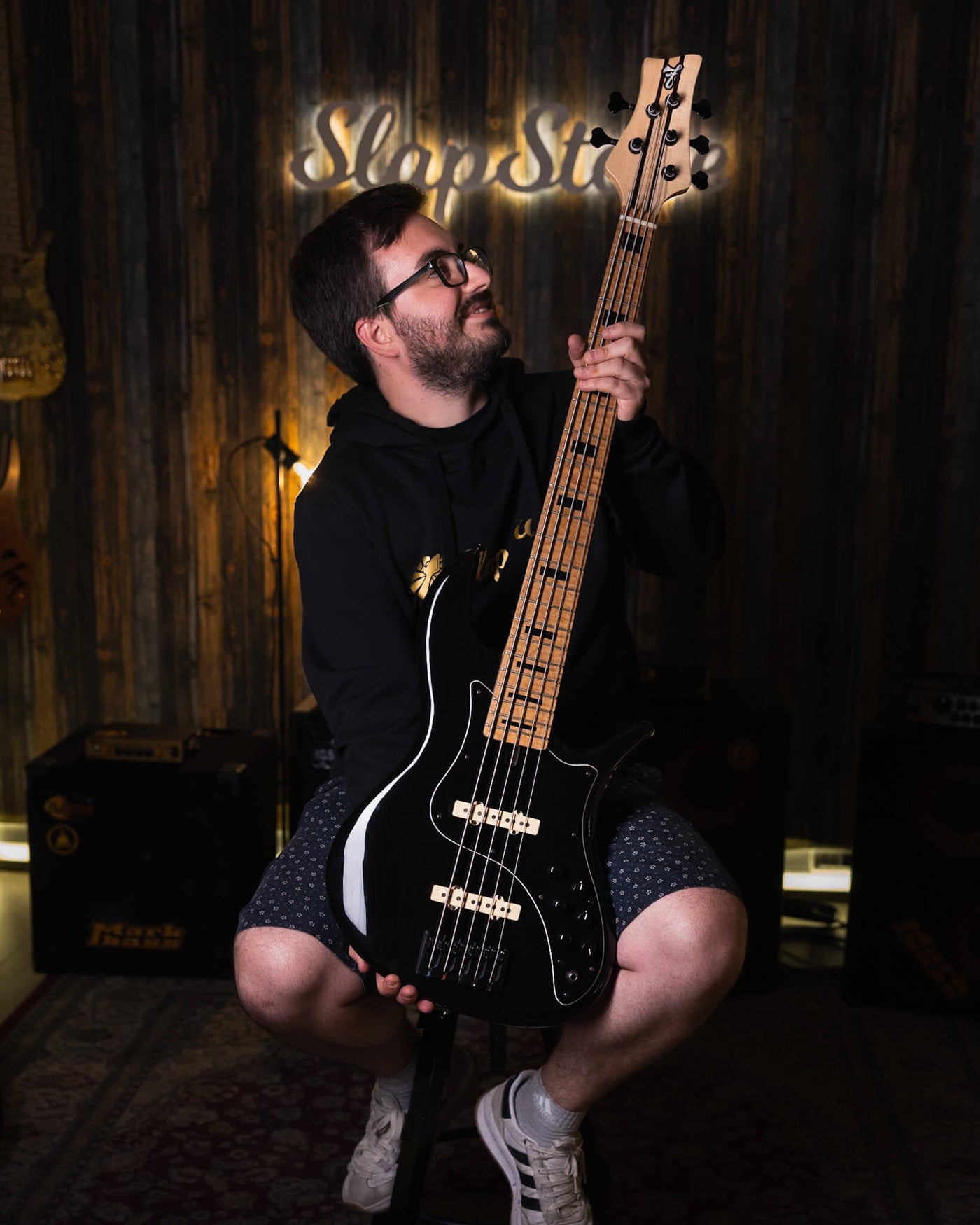 F Bass VF5-J Black 2019 - Bajo Eléctrico