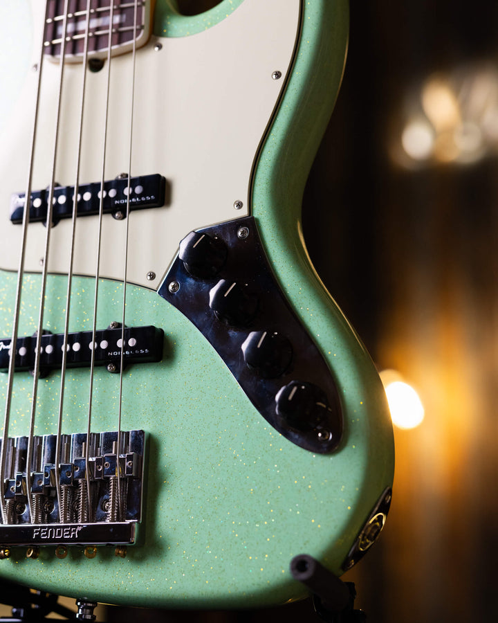 Fender Jazz Bass American Ultra V Mystic Surf Green 2022 - Bajo