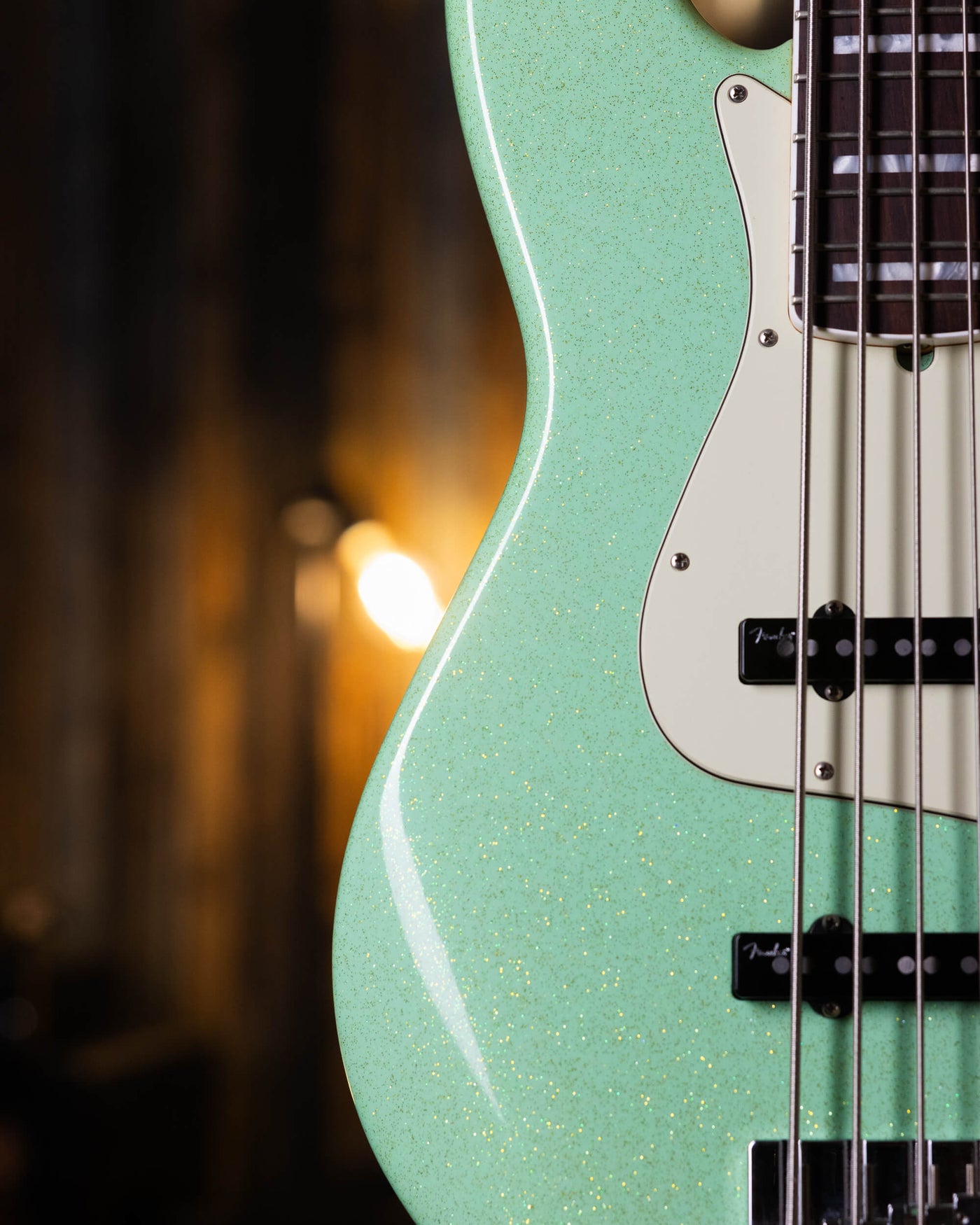 Fender Jazz Bass American Ultra V Mystic Surf Green 2022 - Bajo Eléctrico