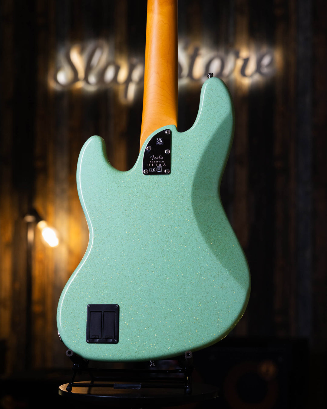 Fender Jazz Bass American Ultra V Mystic Surf Green 2022 - Bajo