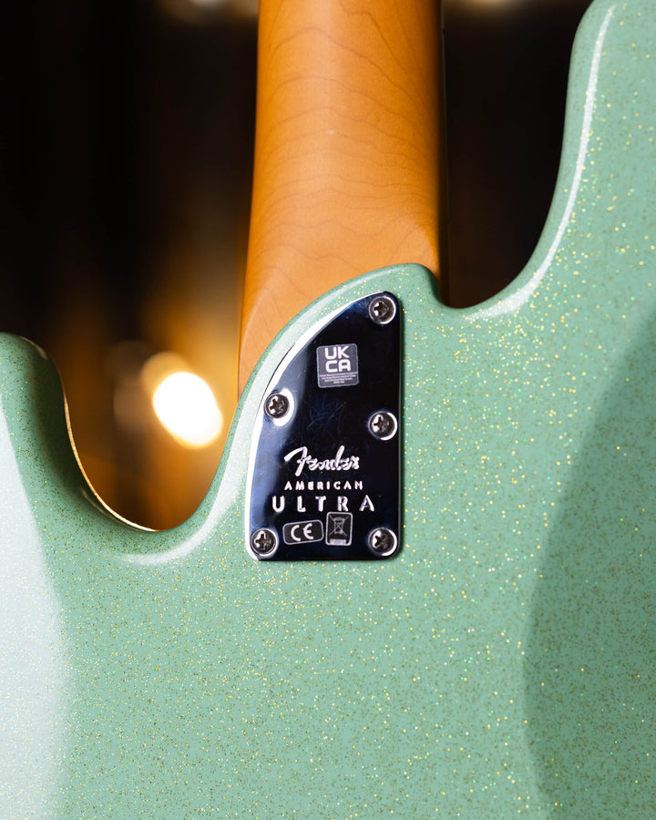 Fender Jazz Bass American Ultra V Mystic Surf Green 2022 - Bajo