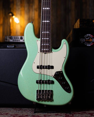 Fender Jazz Bass American Ultra V Mystic Surf Green 2022 - Bajo Eléctrico