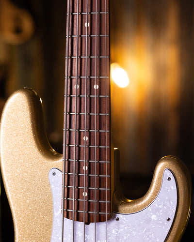 Fender Precision American Standard V Sparkle Shoreline Gold 2013 - Bajo Eléctrico