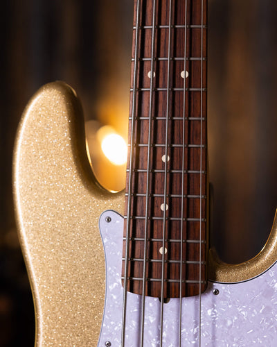 Fender Precision American Standard V Sparkle Shoreline Gold 2013 - Bajo Eléctrico