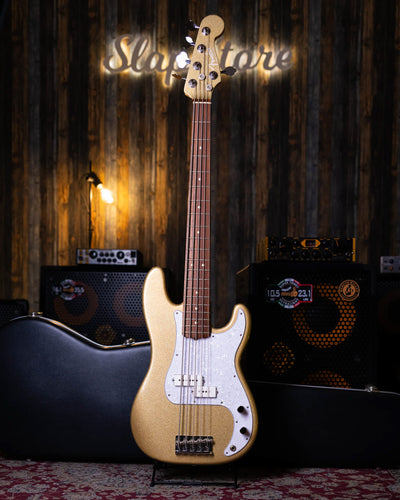 Fender Precision American Standard V Sparkle Shoreline Gold 2013 - Bajo Eléctrico