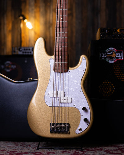 Fender Precision American Standard V Sparkle Shoreline Gold 2013 - Bajo Eléctrico