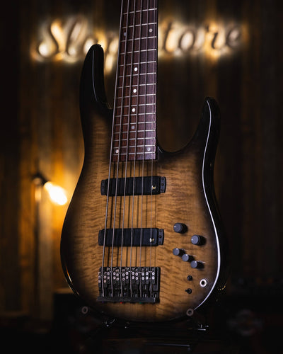 Fodera Contrabass 6 Elite Curly Maple Gloss Burst '95 - Bajo Eléctrico