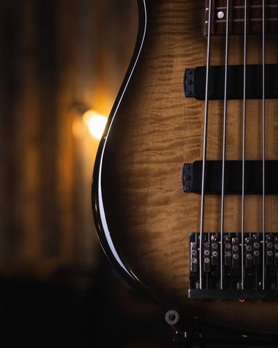 Fodera Contrabass 6 Elite Curly Maple Gloss Burst '95 - Bajo Eléctrico