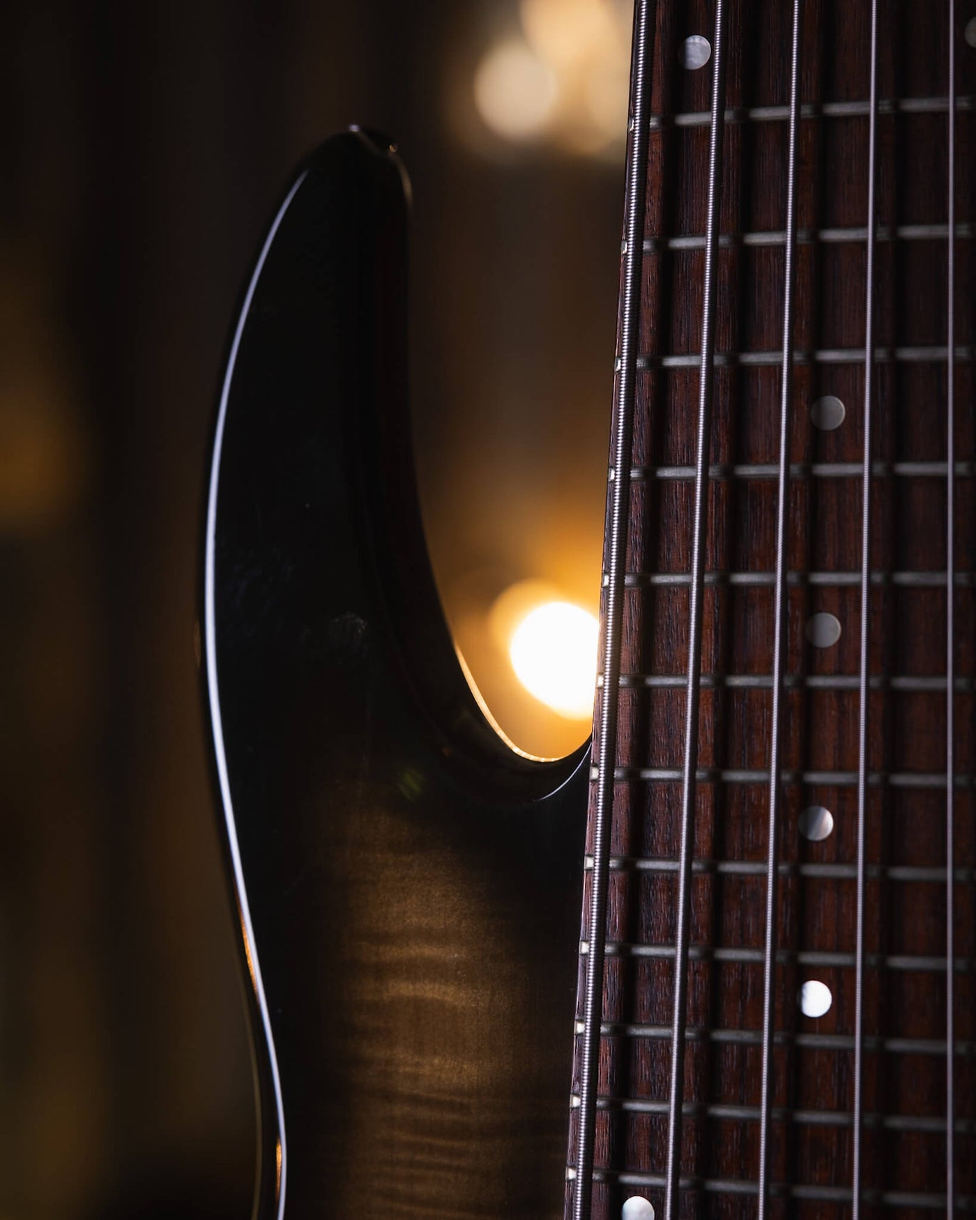 Fodera Contrabass 6 Elite Curly Maple Gloss Burst '95 - Bajo Eléctrico