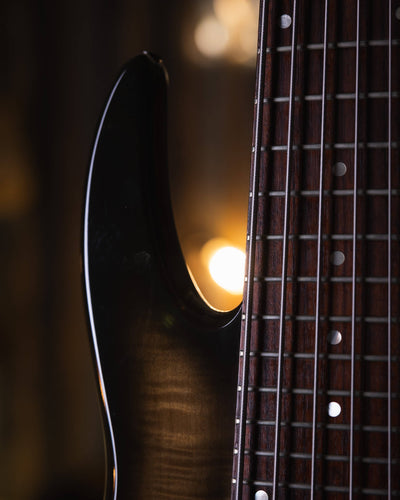 Fodera Contrabass 6 Elite Curly Maple Gloss Burst '95 - Bajo Eléctrico