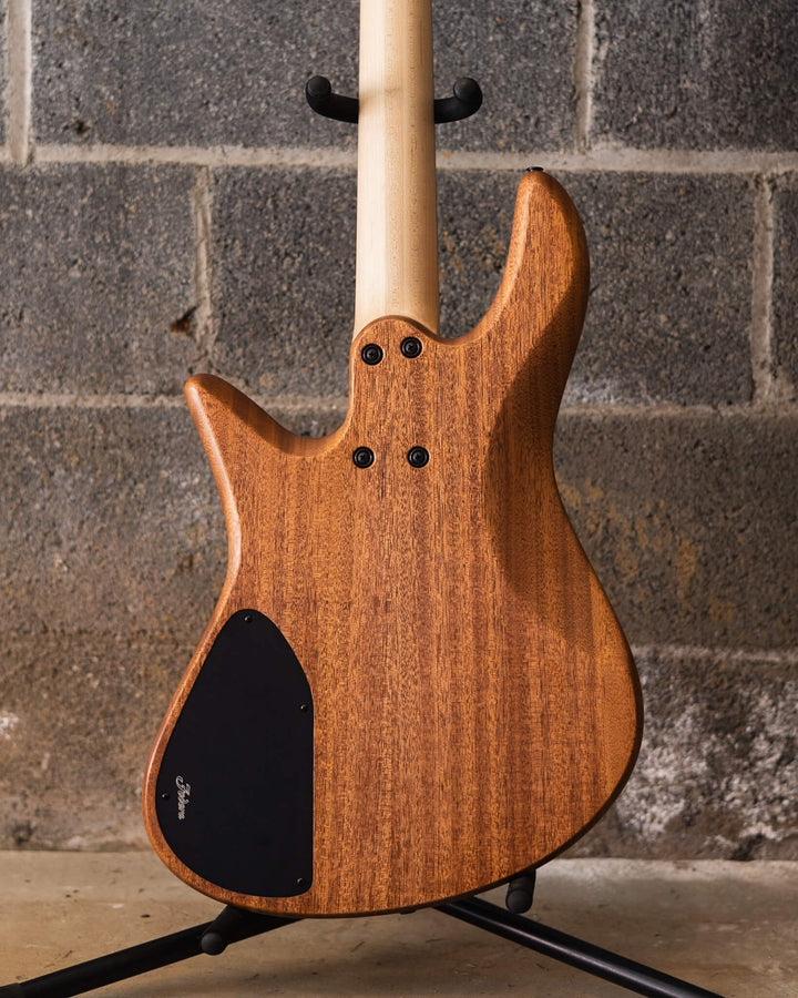 Fodera Emperor 4 Standard Special Buckeye Burl (End-2024) - Bajo Eléctrico | Cuerpo • Modelo: Emperor 4 Standard Special• Madera: Mahogany • Top: Buckeye Burl • Terminación: Satin Brazo • Madera: 3 piezas de Hard-Rock Maple• Perfil: Standard• Terminación: