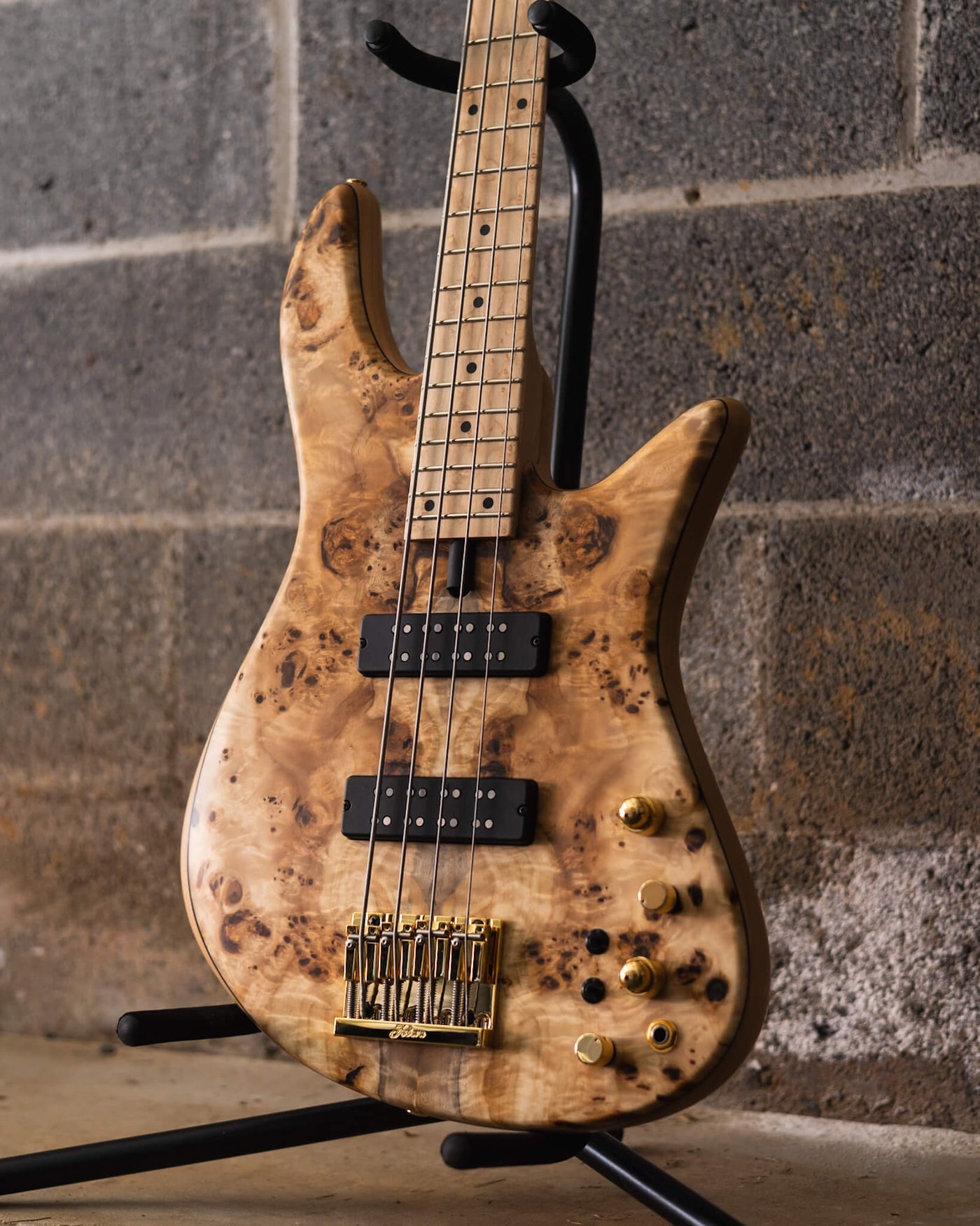 Fodera Emperor 4 Standard Special Poplar Burl (End-2024) - Bajo Eléctrico