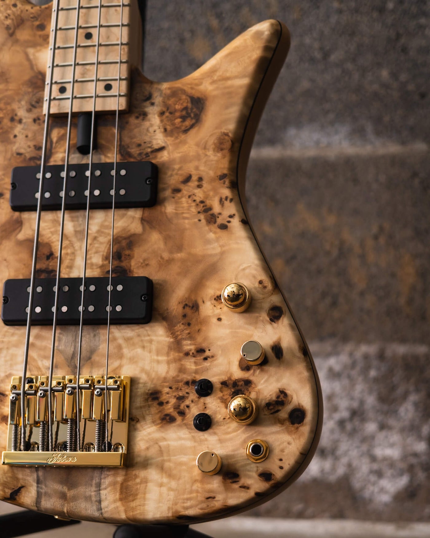 Fodera Emperor 4 Standard Special Poplar Burl (End-2024) - Bajo Eléctrico