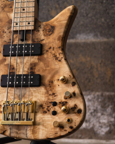 Fodera Emperor 4 Standard Special Poplar Burl (End-2024) - Bajo Eléctrico