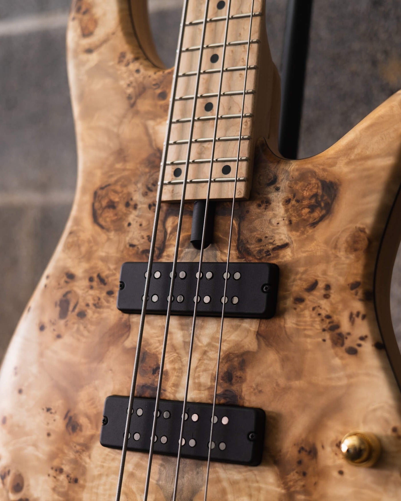 Fodera Emperor 4 Standard Special Poplar Burl (End-2024) - Bajo Eléctrico