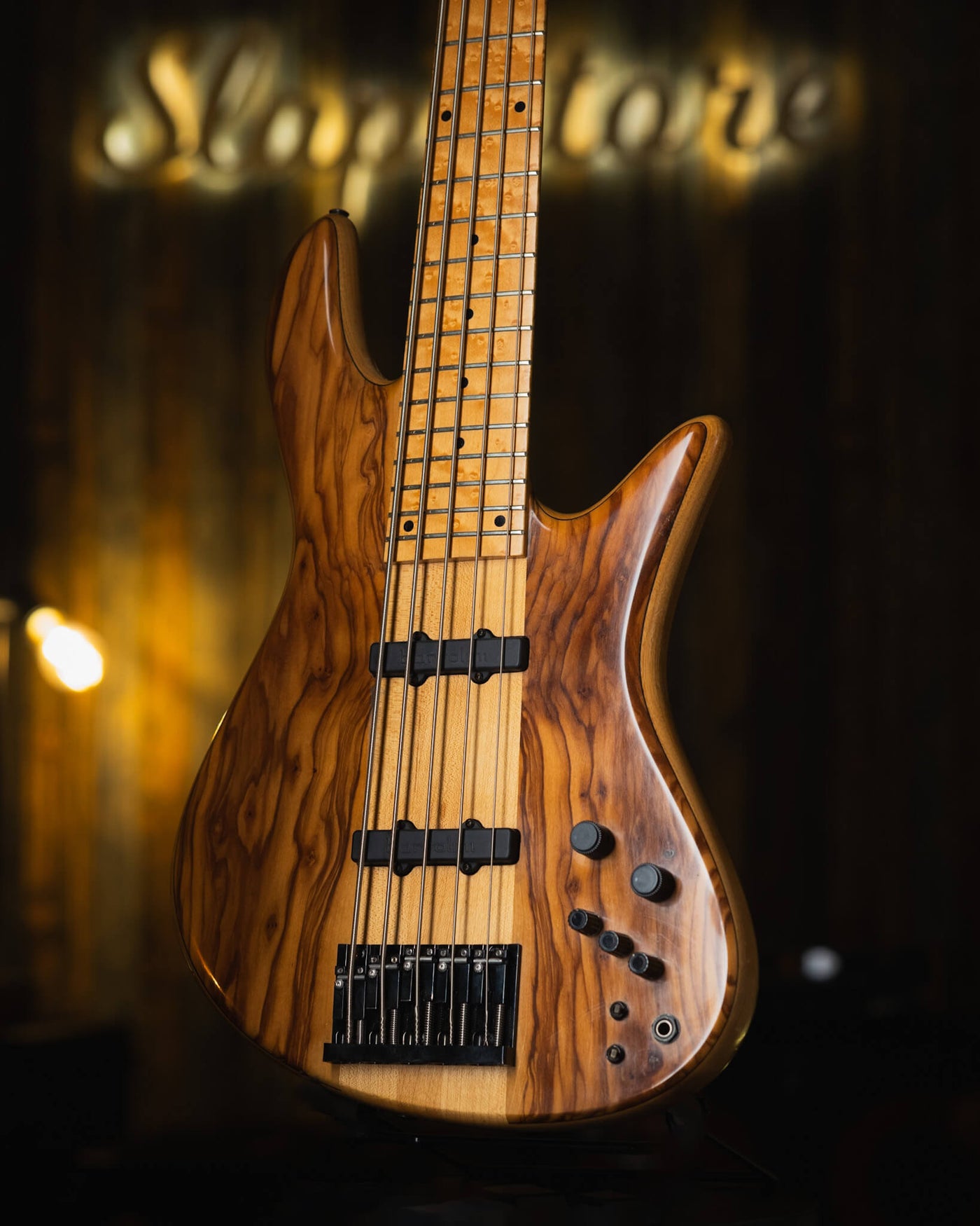 Fodera Emperor 5 Elite Olive 1992- Bajo Eléctrico