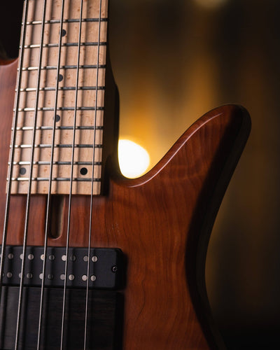 Fodera Emperor 5 Standar Special Flamed Redwood - Bajo Eléctrico