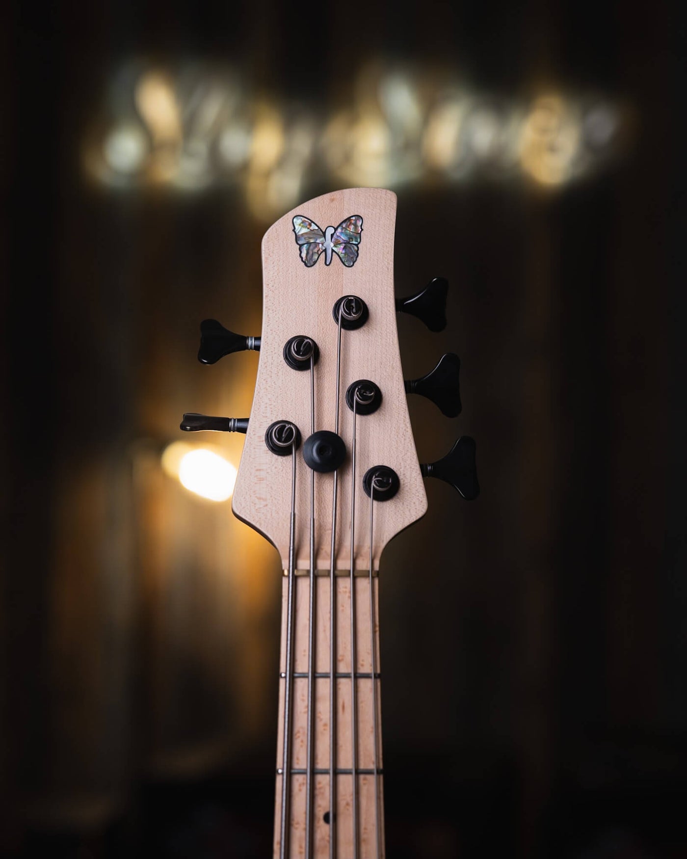 Fodera Emperor 5 Standar Special Flamed Redwood - Bajo Eléctrico